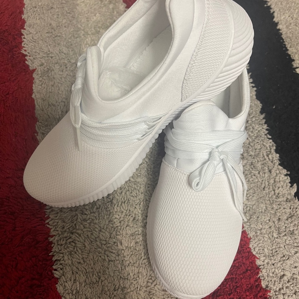 White sneakers